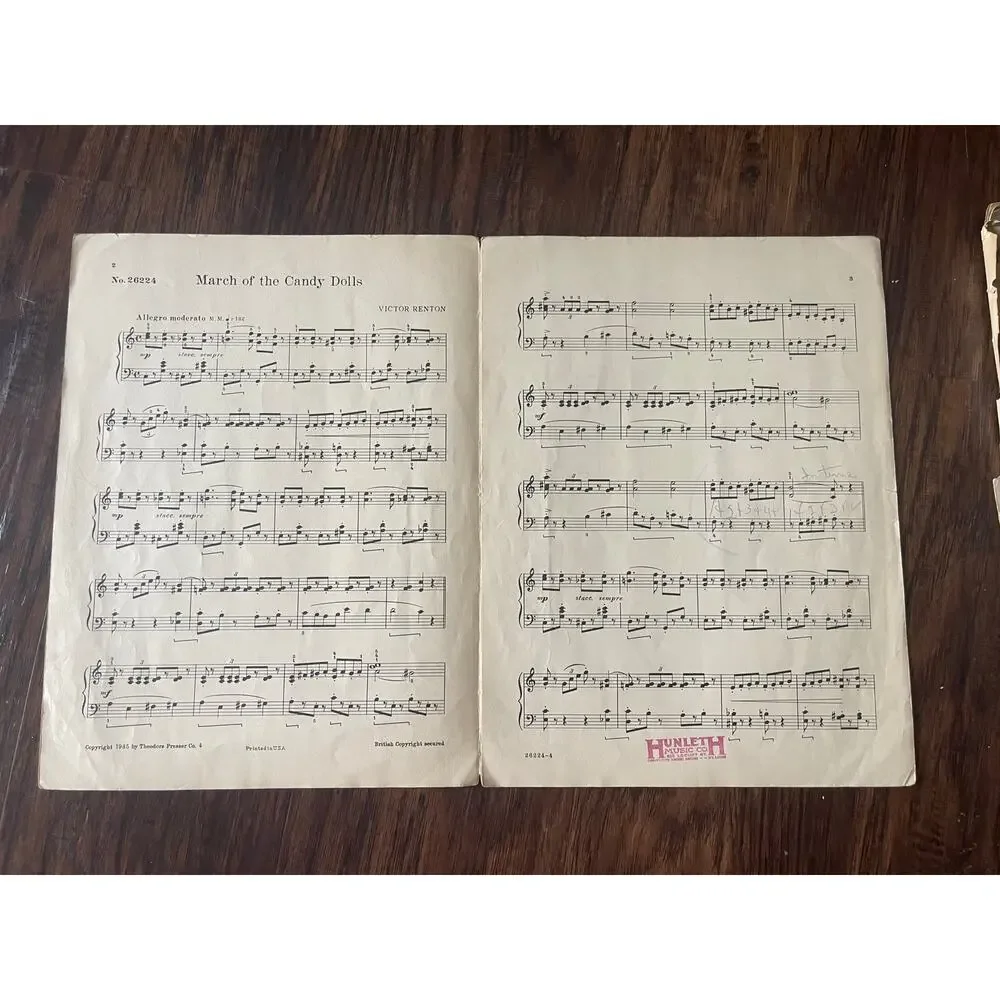Vintage Christmas Sheet Music